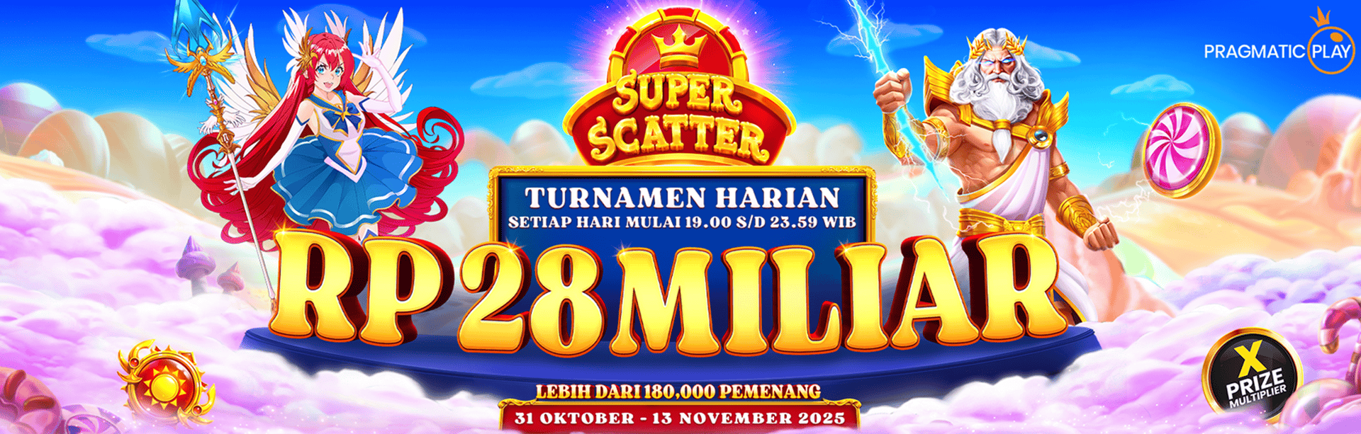 PP - SUPER SCATTER SERIES DAILY TOURNAMENTS! PP - SUPER SCATTER SERIES DAILY TOURNAMENTS!