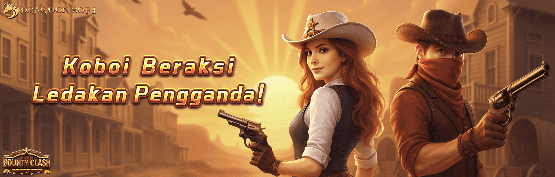DRAGOONSOFT - BOUNTY CLASH GAME PROMO BANNER