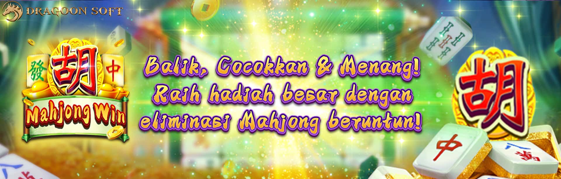 DRAGOONSOFT - MAHJONG WIN GAME PROMO BANNER
