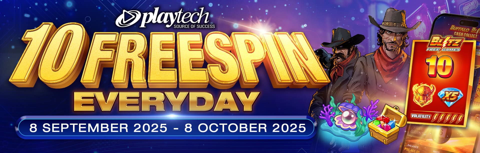 PLAYTECH - FREE SPIN CAMPAIGN