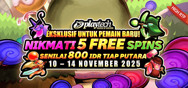 PLAYTECH - KAMPANYE PENDAFTARAN BARU PLAYTECH! (WEEK 2)