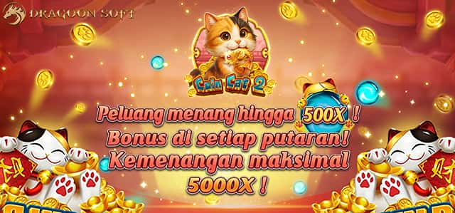 DRAGOONSOFT - COIN CAT 2 GAME PROMO BANNER