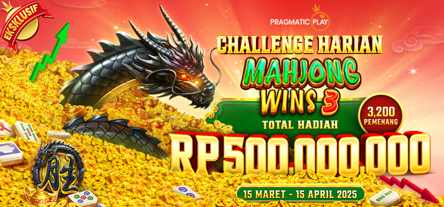 PP - EKSKLUSIF MAHJONG WINS 3 BLACK SCATTER CHALLENGE HARIAN 