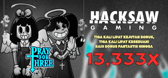 HACKSAW - PRAY FOR THREE GAME PROMO BANNER
