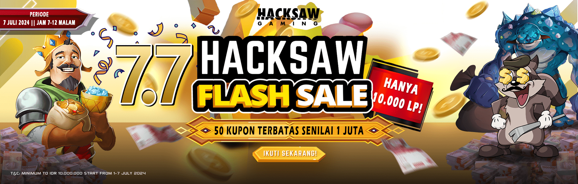 Hacksaw 7.7 Flash Sale